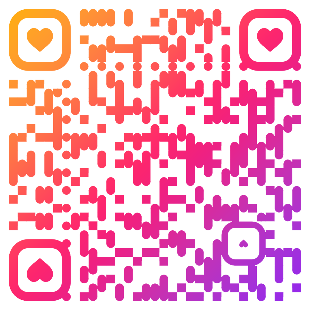 A qr code with a colorful background.