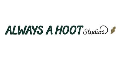 Always A Hoot Studios logo.