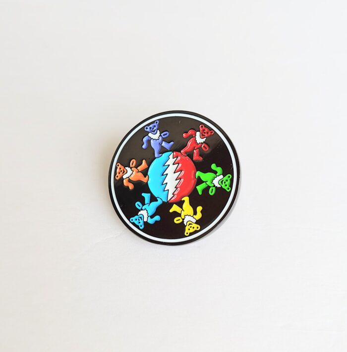 Grateful Dead dancing bears pin.