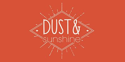 Dust and Sunshine logo design.