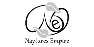 Naytures Empire logo with intertwined leaves.