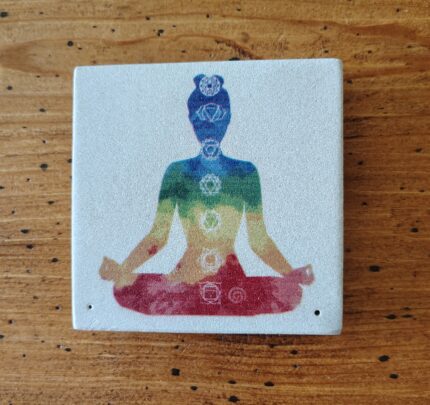 Chakra meditation incense holder.