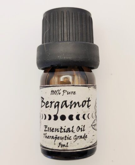 Bergamot essential oil, 5ml bottle.