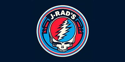 J-Rad's logo with Grateful Dead skull