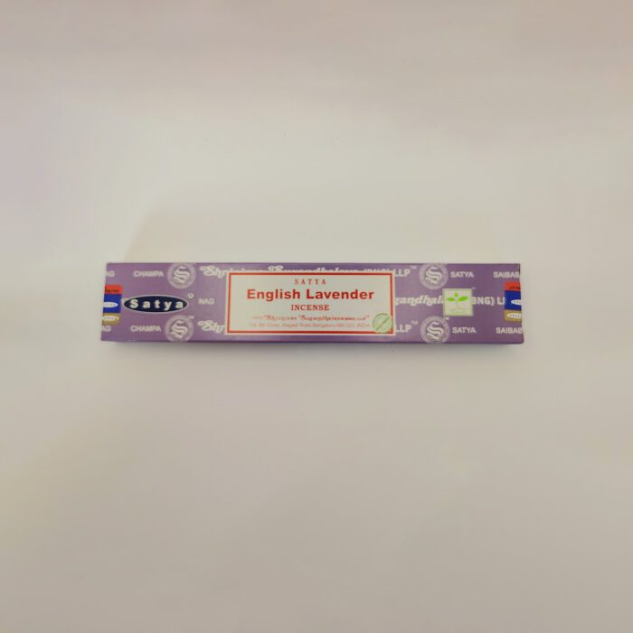 Satya English Lavender incense sticks.