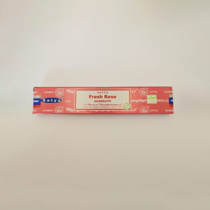 Satya Fresh Rose Agarbatti incense sticks.